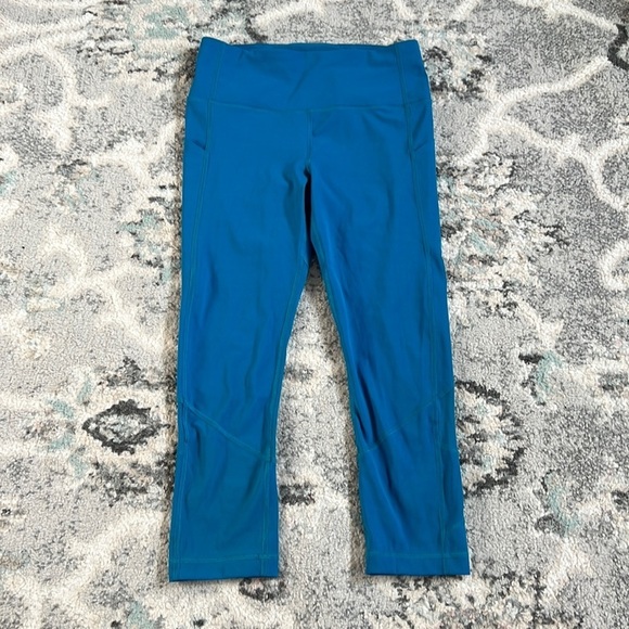 Lululemon Pace Rival High-Rise Crop 22" in Hawaiian Blue - Picture 2 of 12
